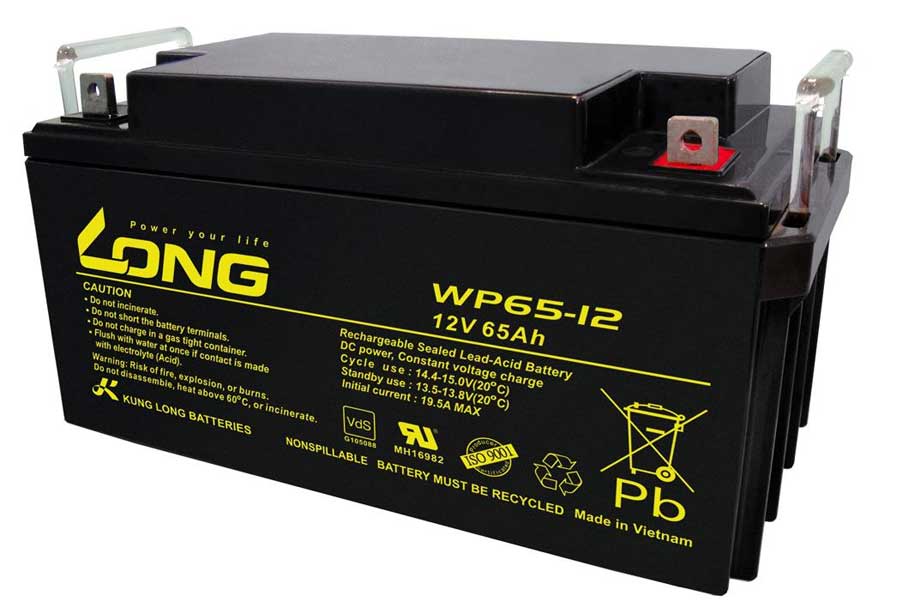 Long Lead-Acid battery WP65-12 
