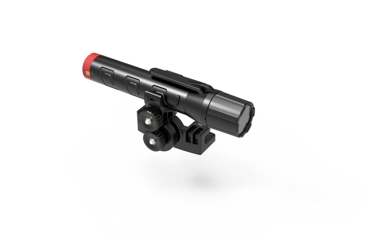 L-shaped helmet clip mount for the EXMP21 series