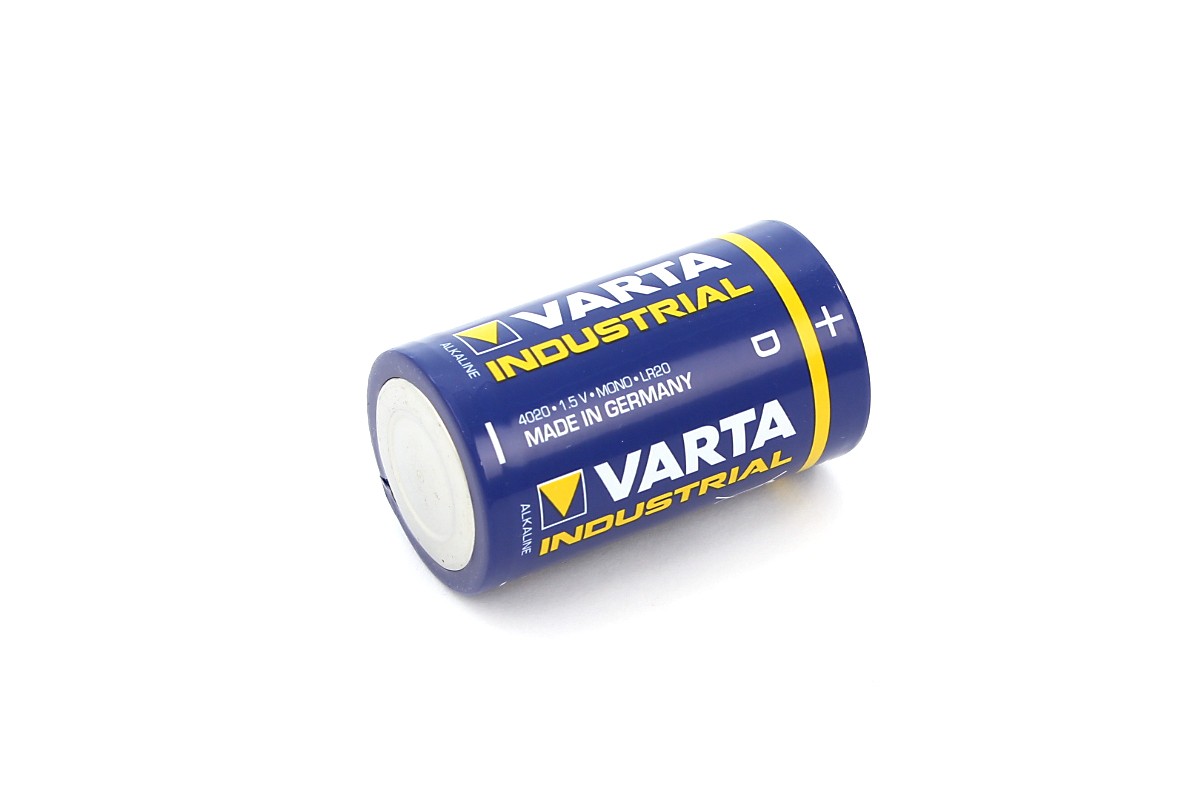 20 Varta Batteries, Industrial, Alkaline, Mono, D, LR20, 1.5V 20 Varta Batteries, Industrial, Alkaline, Mono, D, LR20, 1.5V