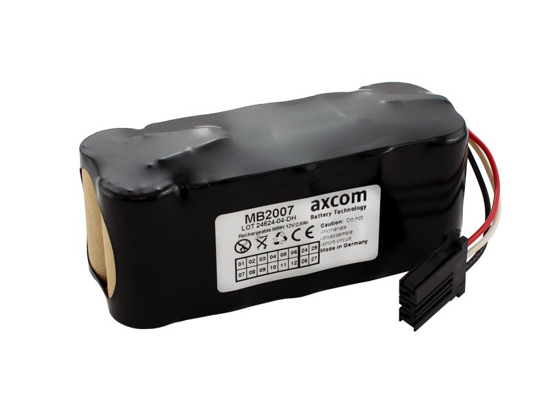 NiMH battery for Nihon Kohden TEC5521, TEC5531, TEC5631, TEC7621, TEC7631, TEC7721, TEC7731 - 12V/3Ah