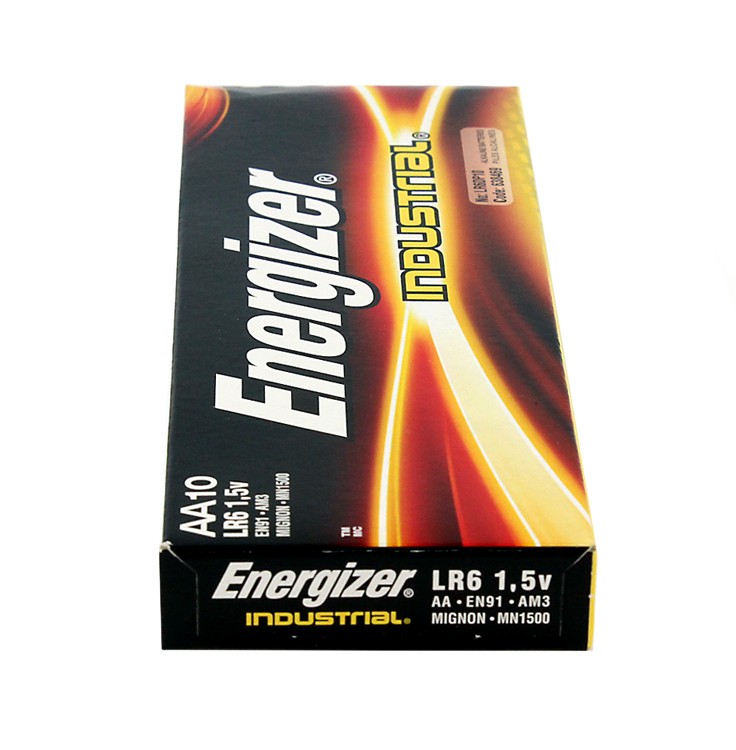 Energizer Mignon AA, LR6 Battery, Industrial Alkaline, packaging unit 10pc.
