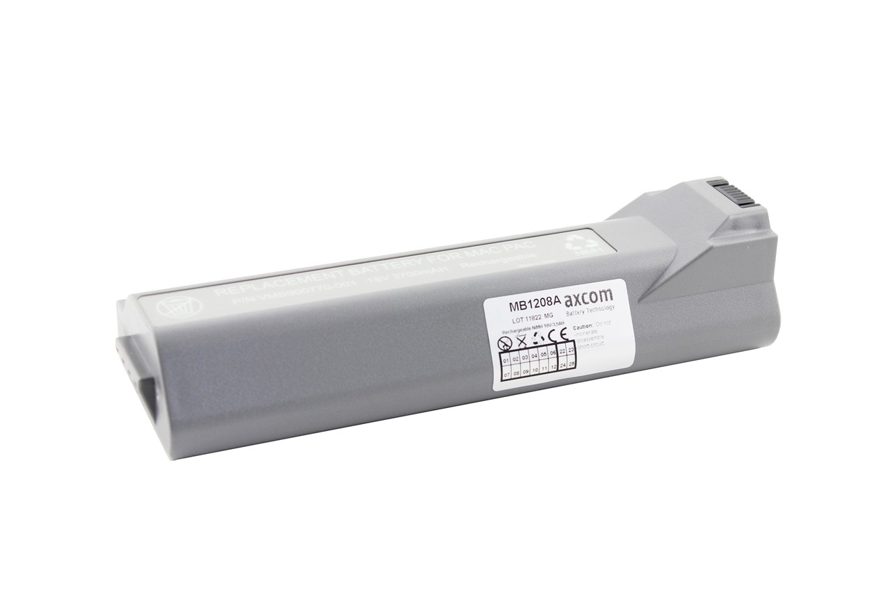 NiMh battery for GE Hellige Marquette ECG MAC3500, MAC 5000, MAC5500 - 18V 3,5Ah