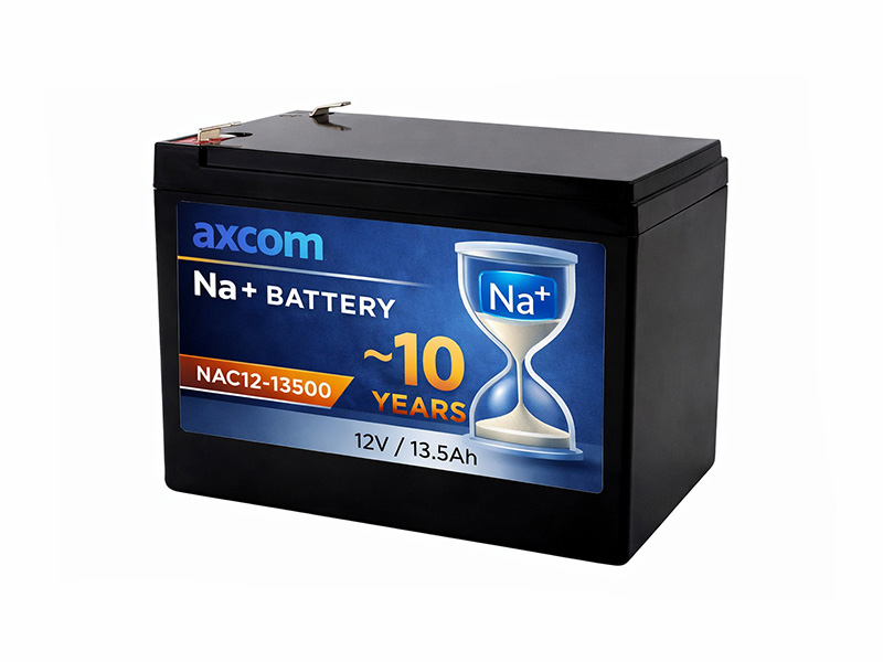 Sodium ion battery 12V 13.5Ah with 4.7mm plug contacts