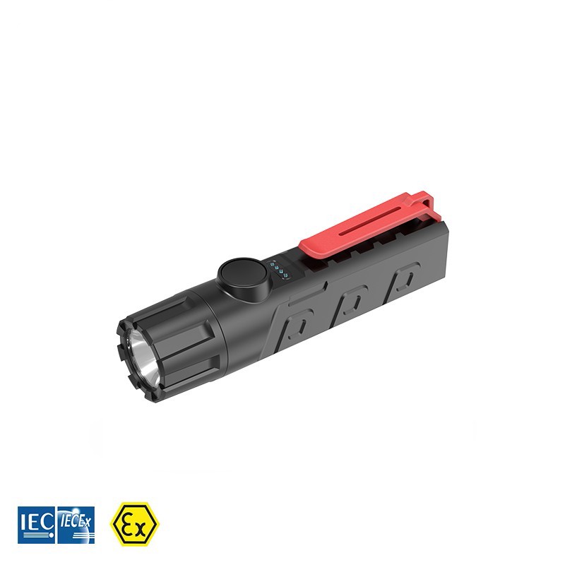 Explosion proof LED Torch incl. Li-Ion battery, ATEX, 14h run time Explosion proof LED Torch incl. Li-Ion battery, ATEX, 14h run time