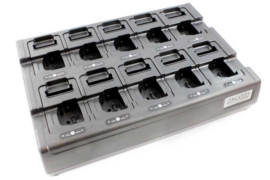 10+10 station charger incl. adapter for Motorola MTP850