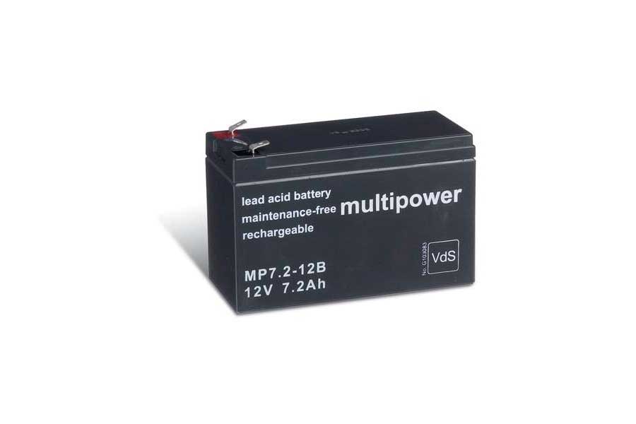 Multipower MP7.2-12B lead-acid battery 12V 7.2Ah