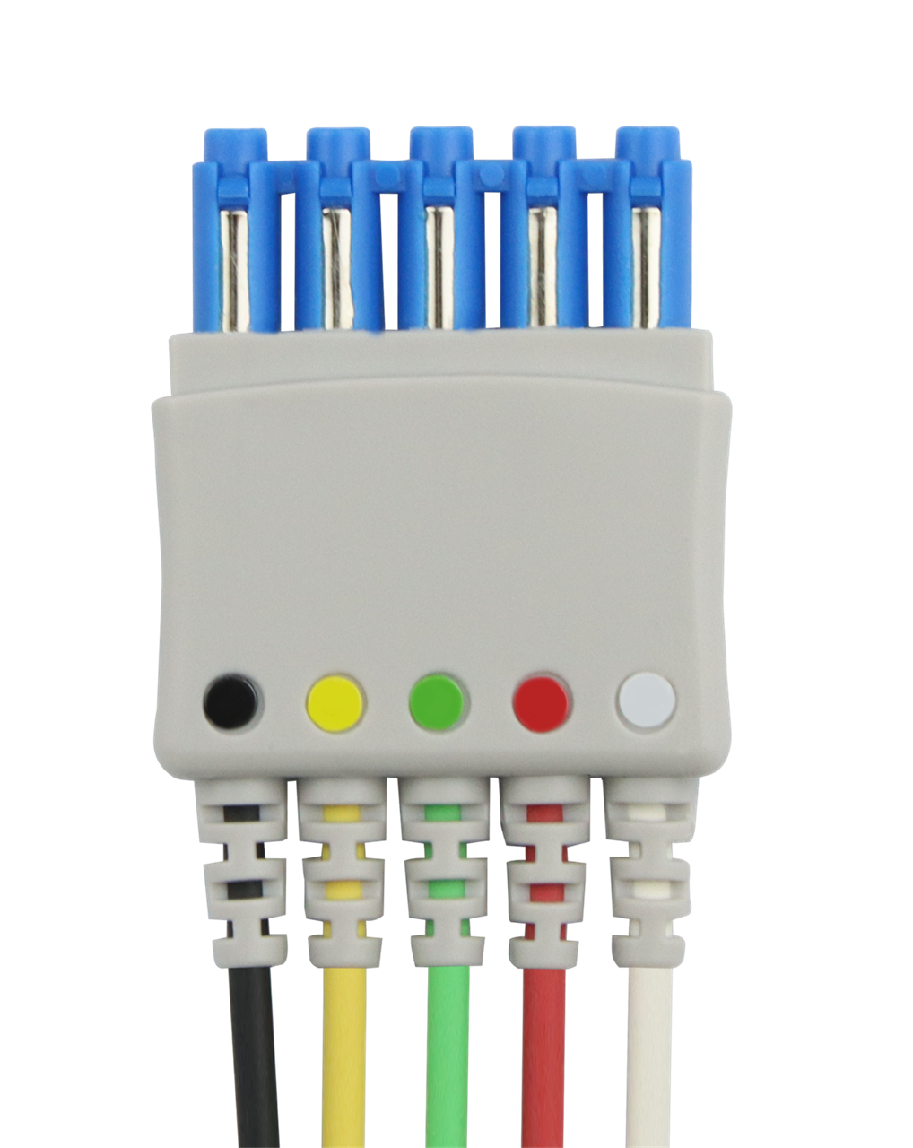 2x 5 lead ECG sensors, like M1978A, in detail 2x 5 lead ECG sensors, like M1978A, in detail