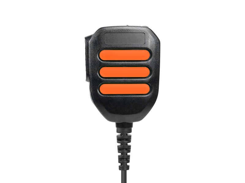 Speaker microphone (IP68) for Sepura STP8000, STP9000, SC20, SC21 (orange)