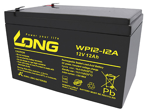 Long Lead-Acid battery WP12-12A F1 Long Lead-Acid battery WP12-12A F1