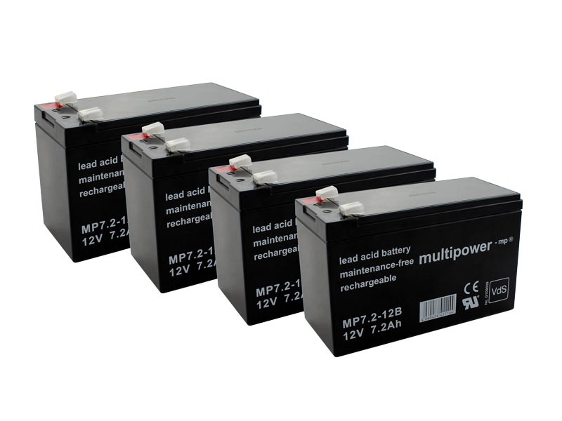Battery bundle consisting of 4 lead acid batteries for Maquet Alphamaquet Battery bundle consisting of 4 lead acid batteries for Maquet Alphamaquet