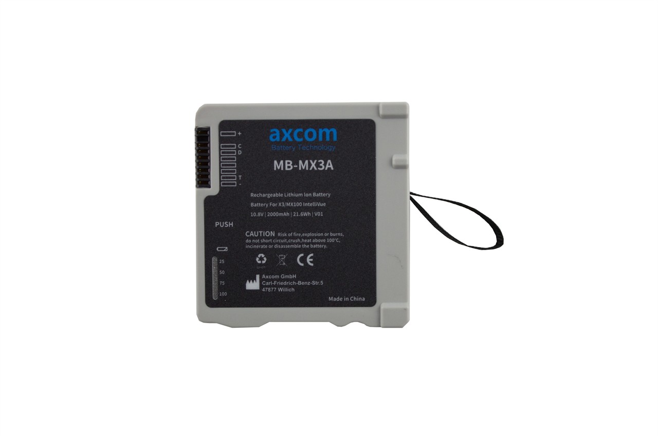 Battery for Philips IntelliVue X3, MX100, MMS und MX3 Battery for Philips IntelliVue X3, MX100, MMS und MX3