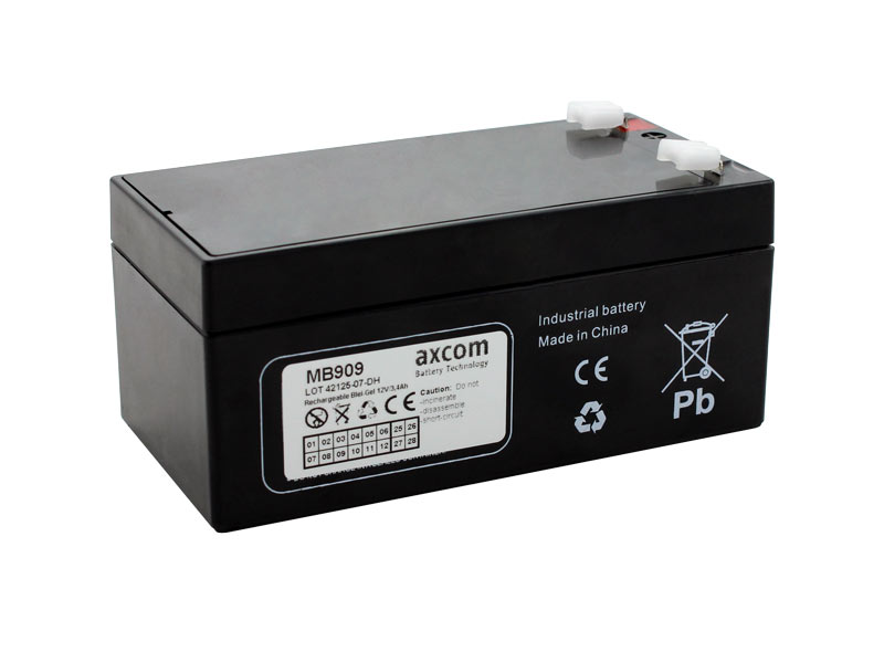 PB battery for Weinmann Accuvac Light, Basic - 12V 3,4Ah PB battery for Weinmann Accuvac Light, Basic - 12V 3,4Ah