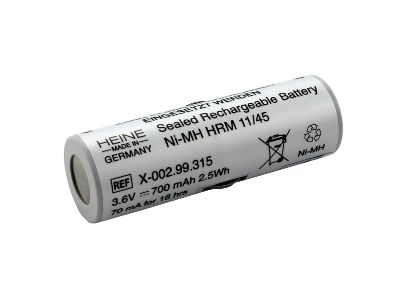 NiMH battery for Heine X-002.99.315 - 3,5V 700mAh (ORIGINAL) NiMH battery for Heine X-002.99.315 - 3,5V 700mAh (ORIGINAL)