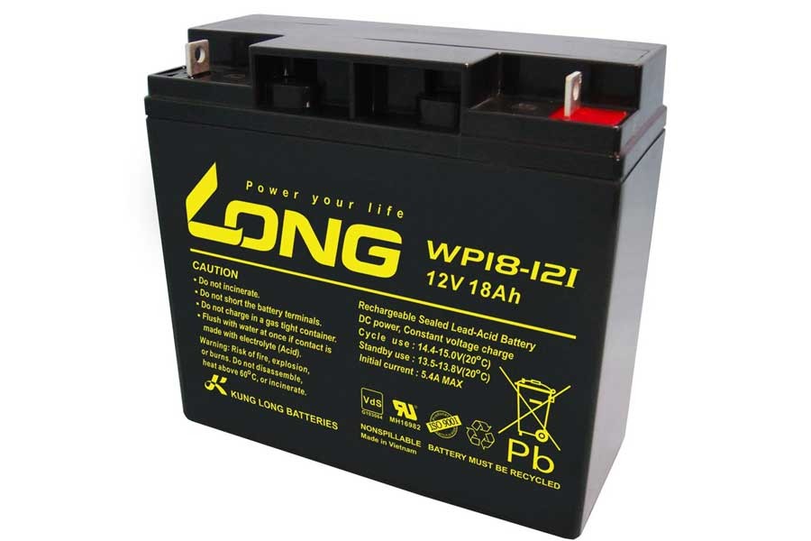 Long Bleiakku WP18-12I - 12V 18Ah - VDS - M5