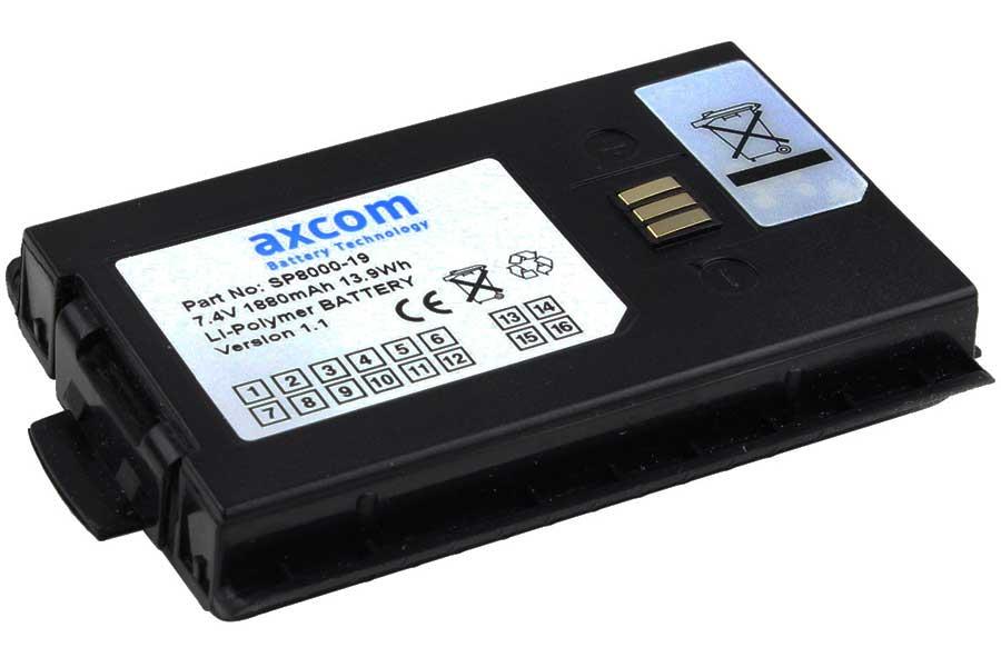 Li-Poly battery for Sepura STP8000, STP9000, SC20, SC21 - 7,4V/1,88Ah Li-Poly battery for Sepura STP8000, STP9000, SC20, SC21 - 7,4V/1,88Ah