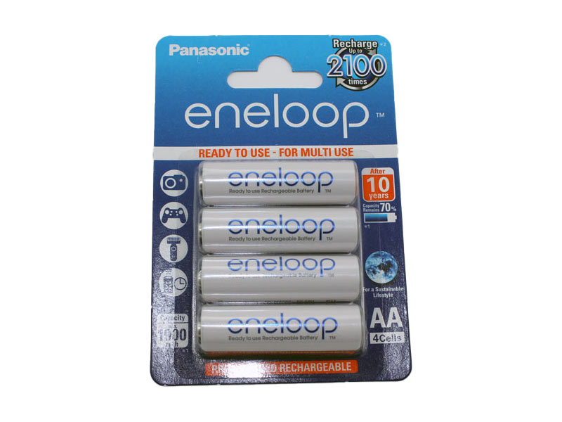 Eneloop NiMH 4 x Mignon AA 1.2V 1.9Ah BK-3MCCE