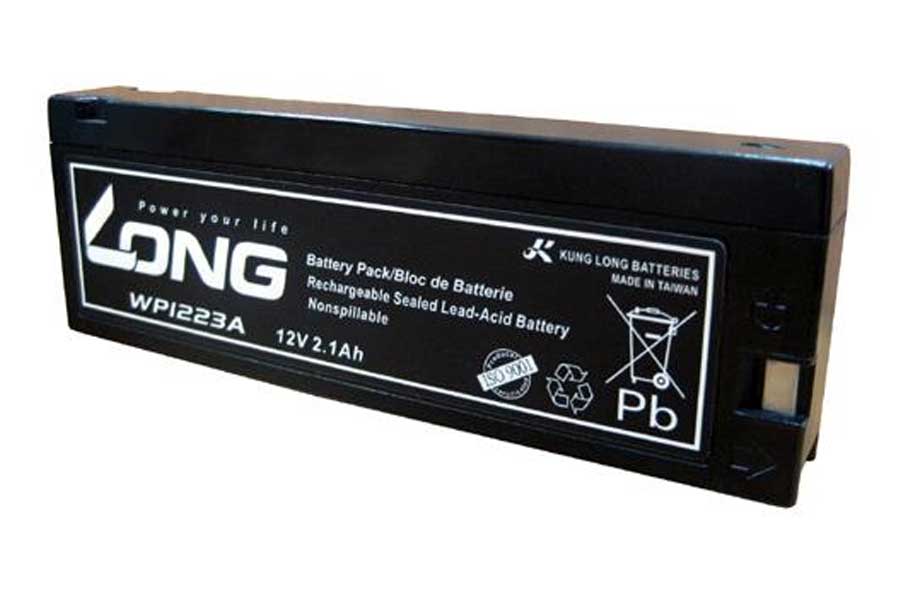 PB Battery LONG WP1223A like (PANASONIC LC-SA122R3AU) - 12V/2Ah