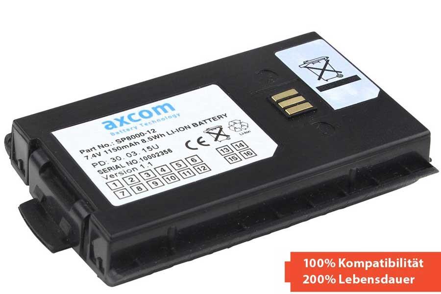 The only li-Ion replacement battery for Sepura STP8000/9000/SC20; 7,4V/1,2Ah