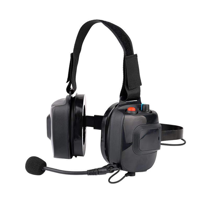 Überkopf Headset mit Schwanenhals Mikrofon und PTT-Taste, für Motorola R7, MXP600