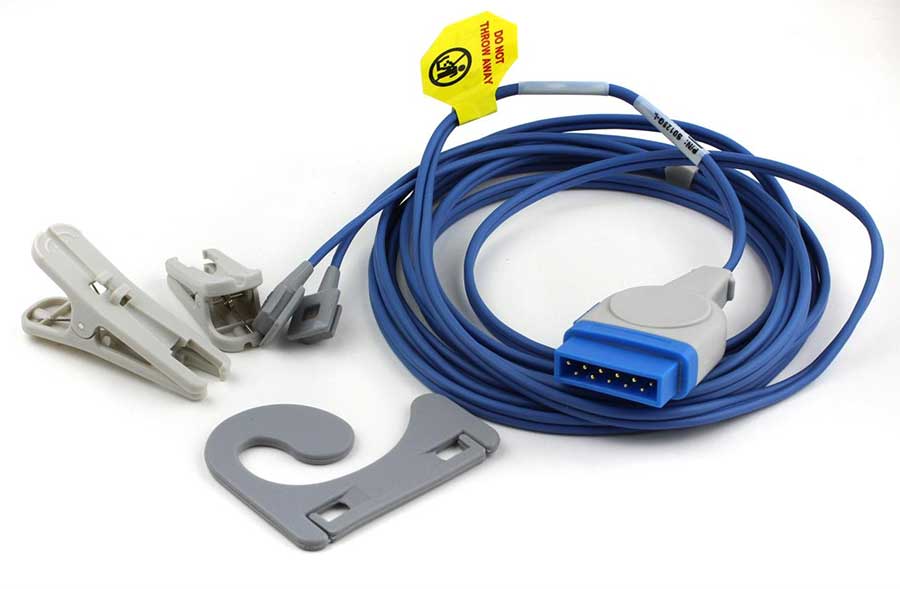 SpO2 Ear-sensor clip for adults, suitable for GE-Medical S/5, i4 Moduls, Like TS-E2-GE, TS-E4-GE