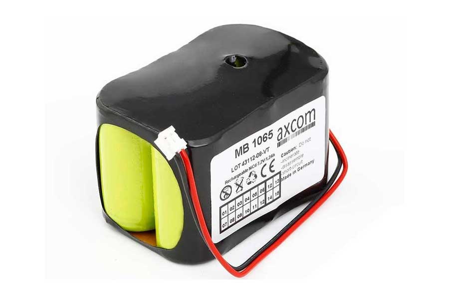NiCD Battery for MGVG/DÖRING COMBIMAT 2000/IP85 (1+2)/CS01 - 7,2V/1,2Ah
