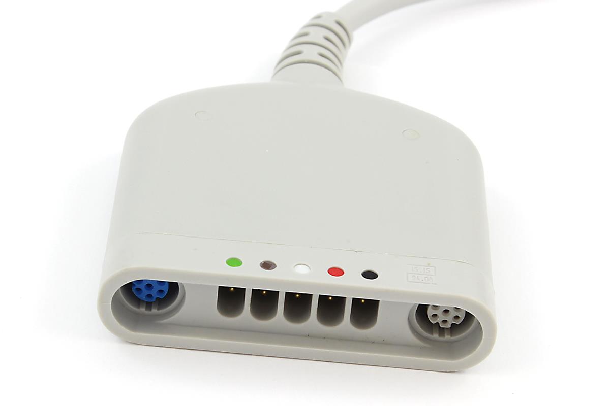 Connector with stamped colour code for easy cleaning of Multimed cable Dräger/Siemens