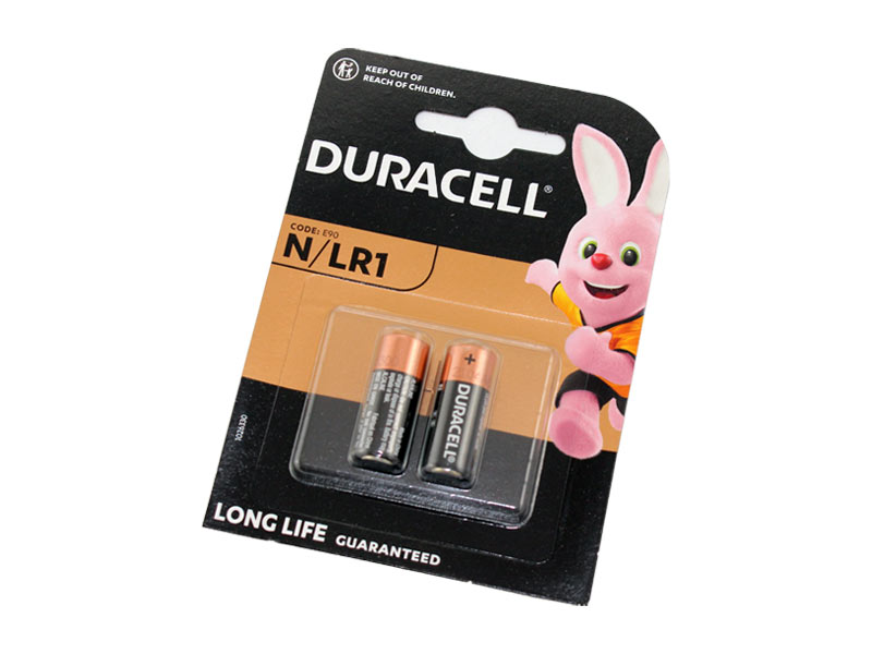 Pack of 2, Duracell, N, LR1, Lady, Alkaline, 1.5V
