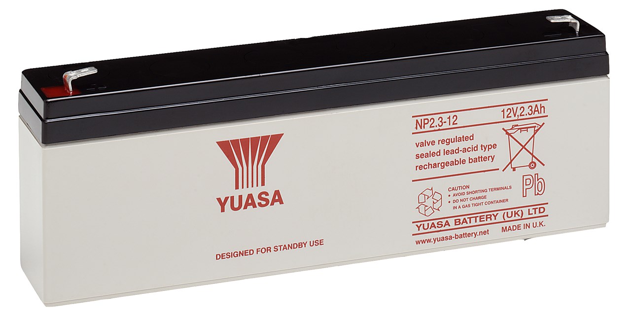 PB battery YUASA NP2.3-12 - 12V/2,3Ah (VDS) PB battery YUASA NP2.3-12 - 12V/2,3Ah (VDS)