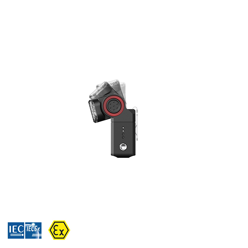 Explosion proof LED-Headtorch (rechargeable) incl. Li-Ion battery, ATEX, 13h run time