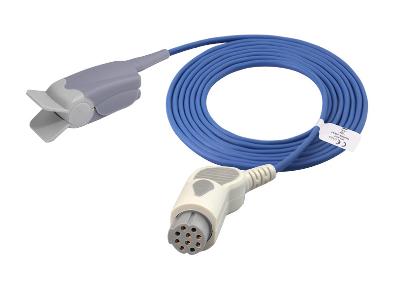 SPo2 Fingersensor Clip for Datex Ohmeda, Adults, 3m (like OXY-F4-N)