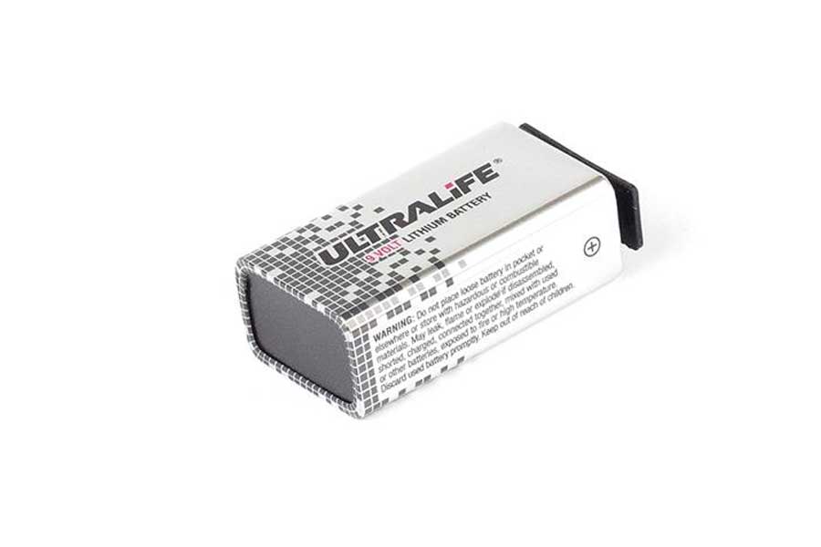 LI-ME Battery Ultralife E-Block /6LR61 - U9VL-J P_10 - 9V/1,2AH (Alu Version Gehäuse)