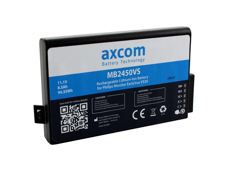 Li-Ion battery for Philips Monitor EarlyVue VS30 - 10,8V/8,5Ah