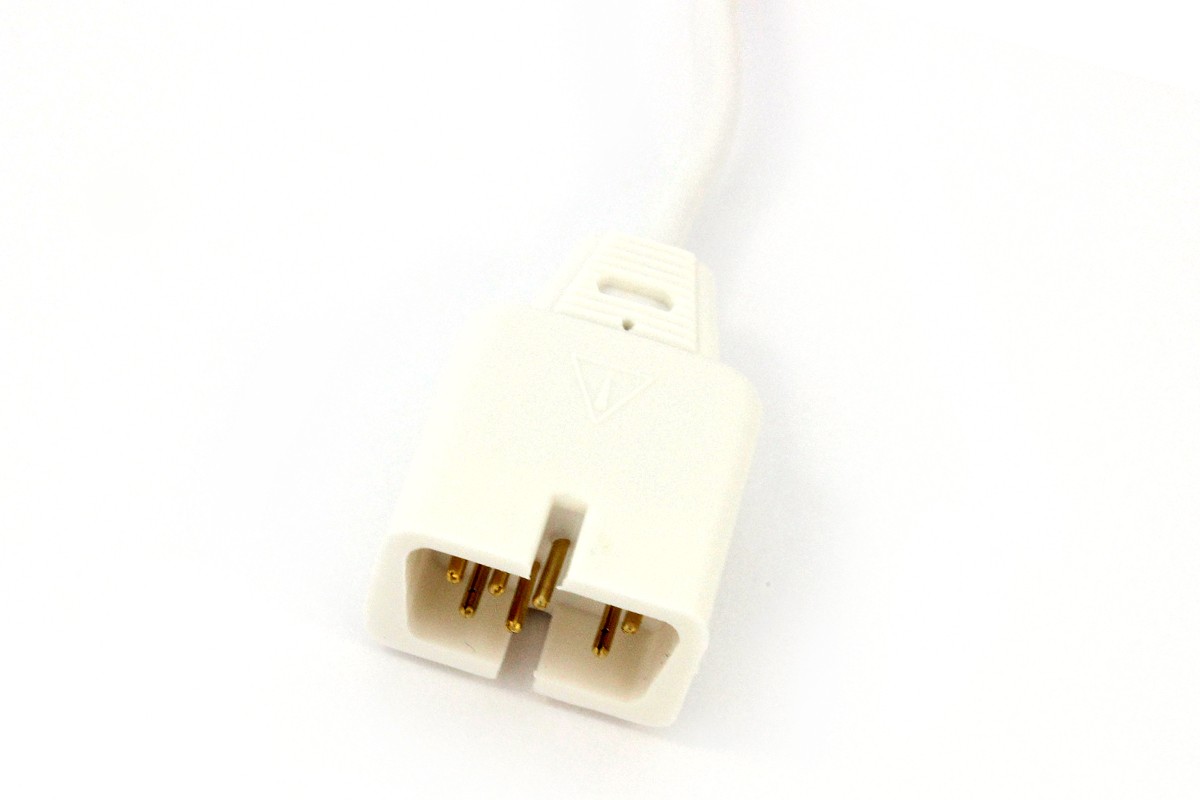 SpO2 disposable sensor for adults, nellcor connector (like M1131A, M1904B), detailed view connector