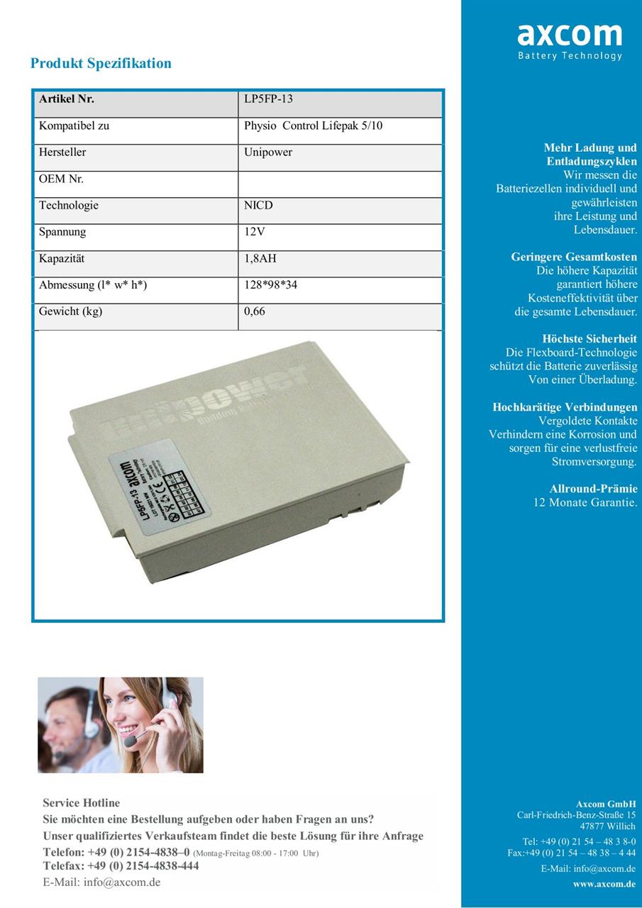 Datasheet LP5FP-13