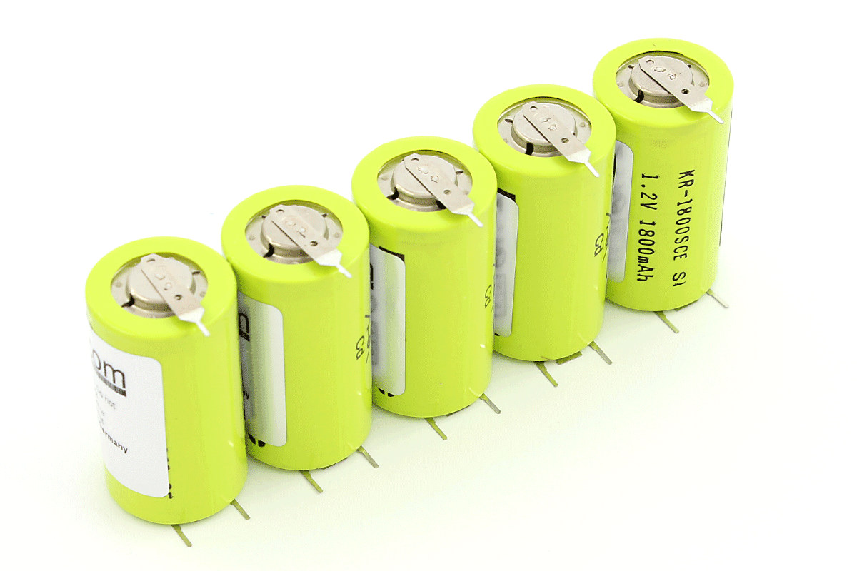NC battery for Fresenius Injektomat C/CP - 1,2V 1,8AH (+1/-2Pin)