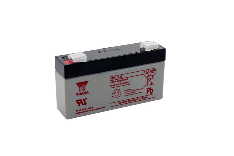 PB battery YUASA NP1.2-6 (Incl. MTZ) - 6V/1,2Ah
