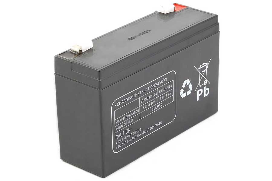 Lead battery (INCL.MTZ) MULTIPOWER MP6-12 - 6V/12Ah