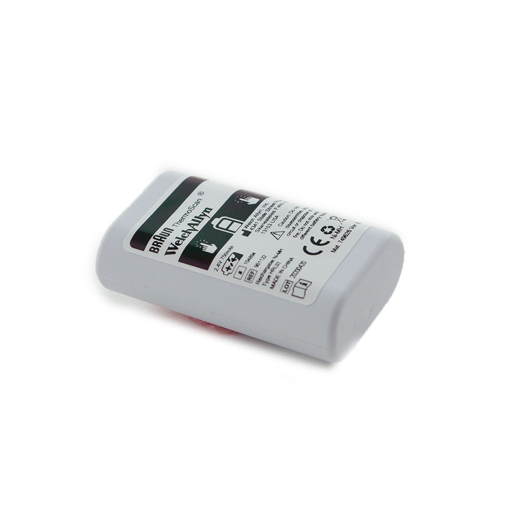 NiMH battery for Welch Allyn / B|Braun Thermoscan Pro 6000 2,4V 0.75Ah (Original) NiMH battery for Welch Allyn / B|Braun Thermoscan Pro 6000 2,4V 0.75Ah (Original)