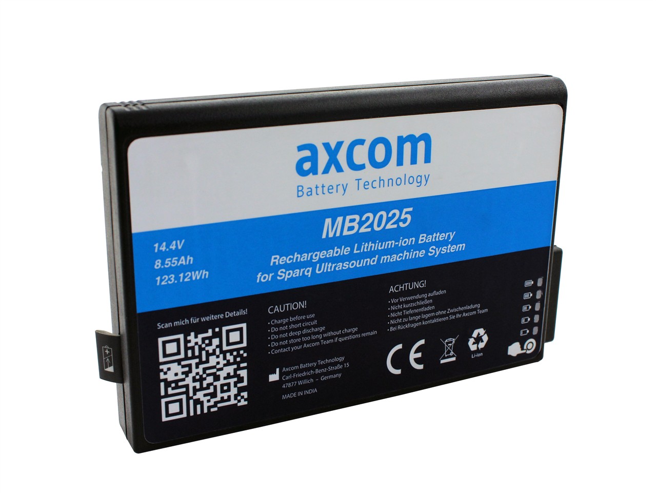 Battery for the Philips Sparq ultrasound Battery for the Philips Sparq ultrasound