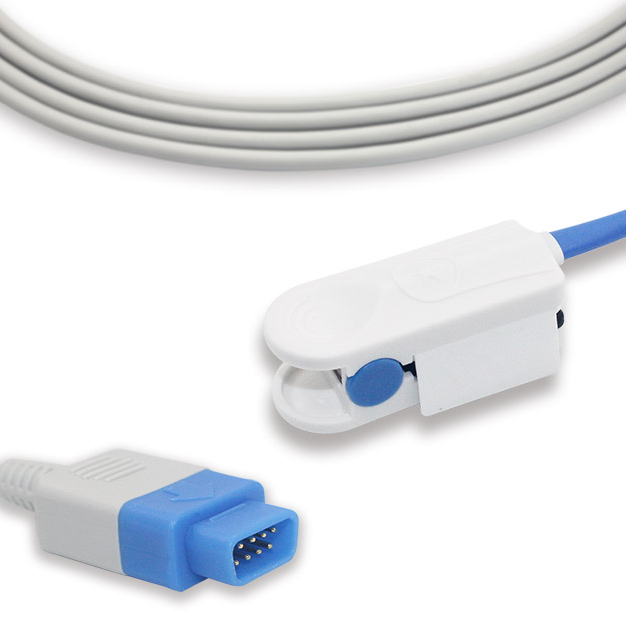 SpO2 finger sensor Clip for GE TruSignal, Adults, 1m (like TS-F-D) SpO2 finger sensor Clip for GE TruSignal, Adults, 1m (like TS-F-D)