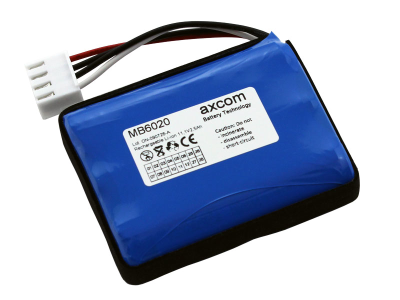Li-ion battery for Mindray BeneHeart R3, uMEC 6, 7, 10, 12, 15, 11.1V 2.6Ah (LI13S001A) Li-ion battery for Mindray BeneHeart R3, uMEC 6, 7, 10, 12, 15, 11.1V 2.6Ah (LI13S001A)