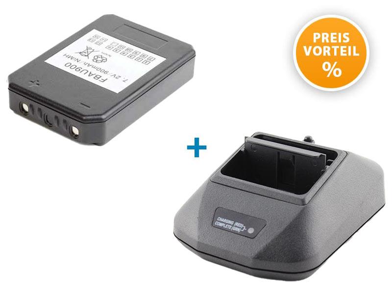 Set of battery and charger for Autec control unit Modular MK+, like MBM06MH
