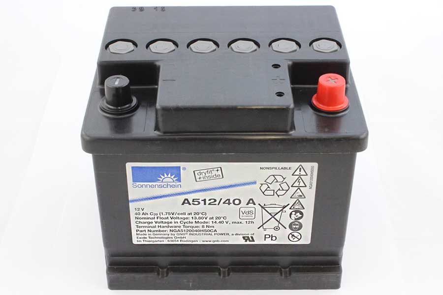 Lead battery SONNENSCHEIN A512/40 A - 12V/40Ah (VDS)