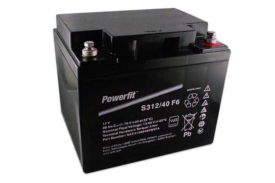 Lead battery SONNENSCHEIN POWERFIT S312/40 FM6 - 12V/38Ah (VDS) Lead battery SONNENSCHEIN POWERFIT S312/40 FM6 - 12V/38Ah (VDS)