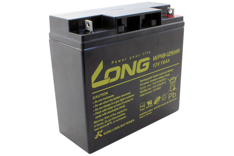 Long Lead-Acid battery WP18-12SHR - 12V 18Ah