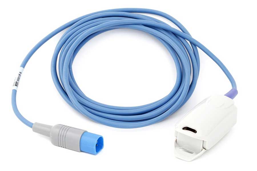 SpO2 fingersensor Clip for Philips, adults, 3m (like M1196A)