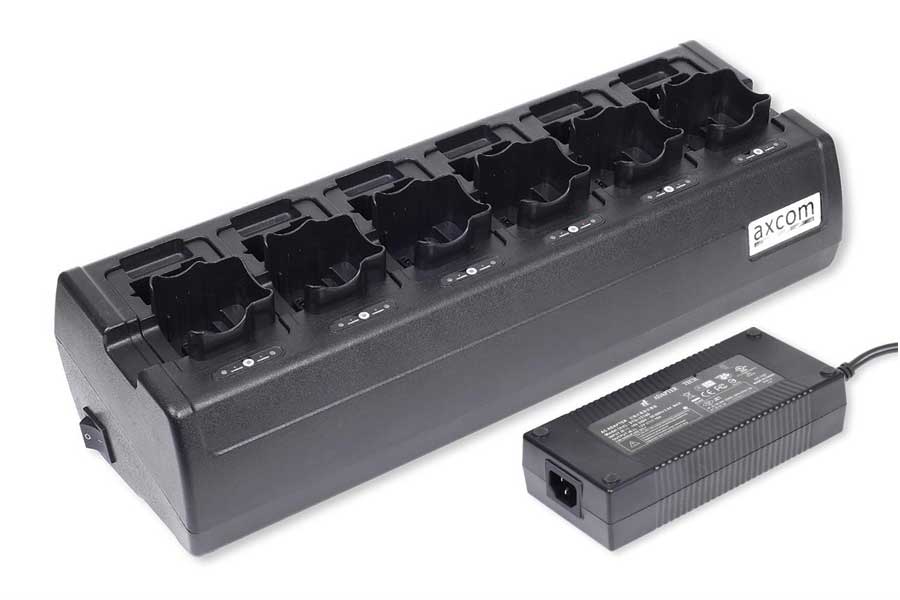 6+6 station charger incl. adapter for GP900, HT1000, XTS