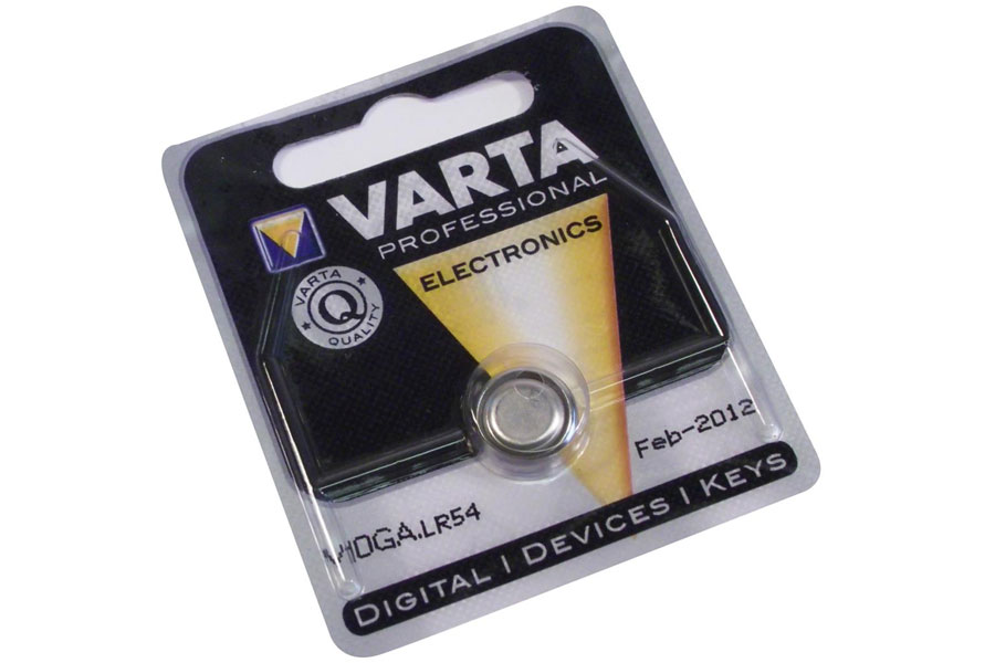 Alkaline Knopfzelle VARTA V10GA/LR54/V10GA/LR1130 - 1,5V/50mAh