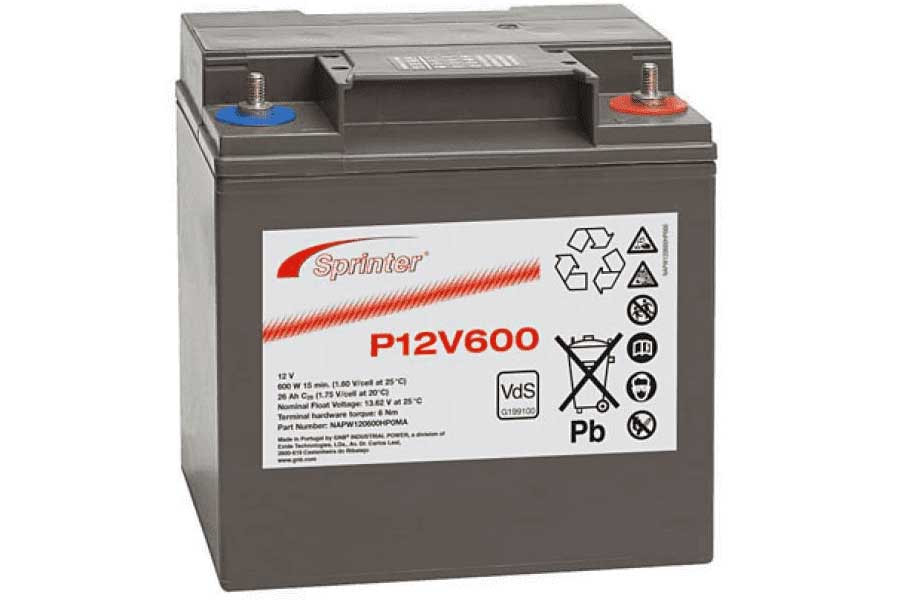 Sonnenschein Lead-Acid battery Sprinter P12V600 - 12V 24Ah - VDS Sonnenschein Lead-Acid battery Sprinter P12V600 - 12V 24Ah - VDS