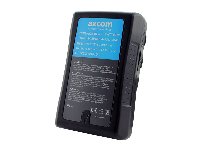 V Mount battery 99Wh with USB and D-Tab V Mount battery 99Wh with USB and D-Tab
